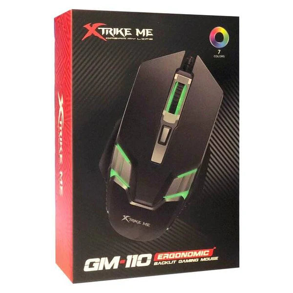 MOUSE GAMER XTRIKE ME GM-110
