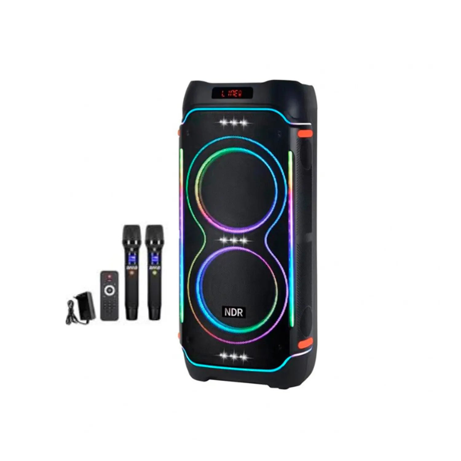 PARLANTE CON MICROFONO 2X8