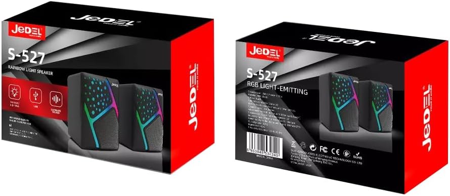 PARLANTE PC JEDEL GAMER RGB