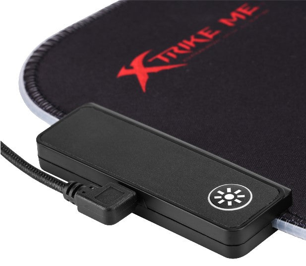 MOUSE PAD GAMER XTRIKE ME LUCES RGB