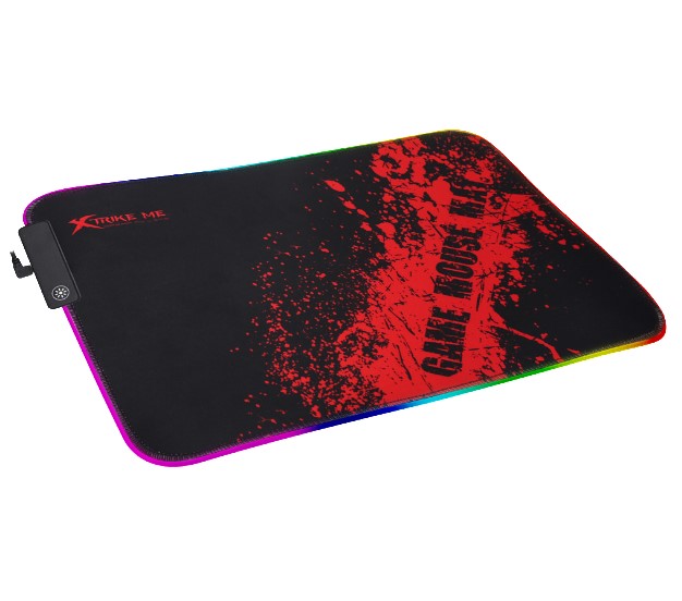 MOUSE PAD GAMER XTRIKE ME LUCES RGB