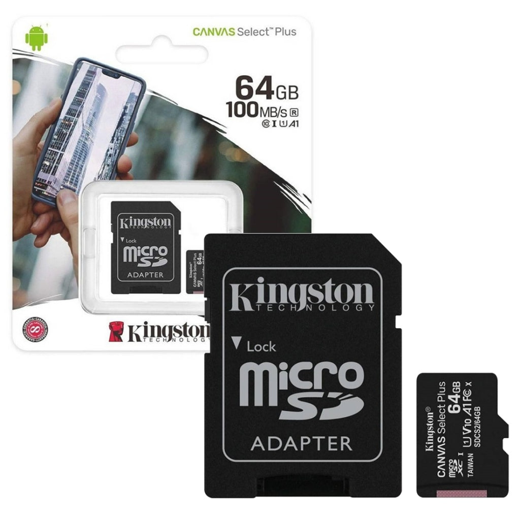 Pack Cámara de Seguridad WiFi Lente Dual + Tarjeta microSD 64GB
