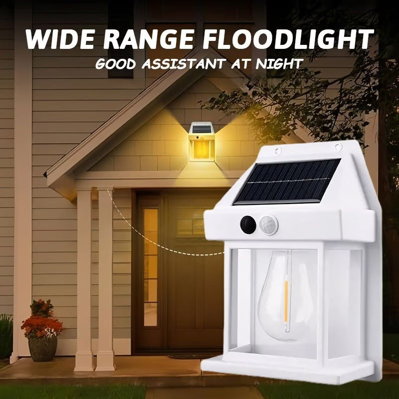 Farol Solar de Pared para Exterior con Sensor de Movimiento