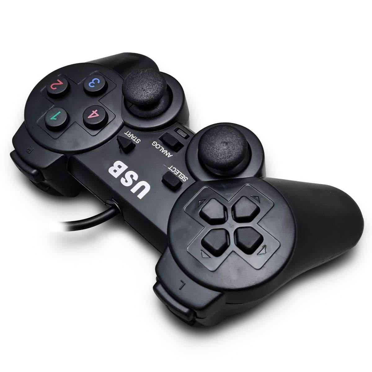 JOYSTICK CABLEADO PC USB ANALOGO NEGRO