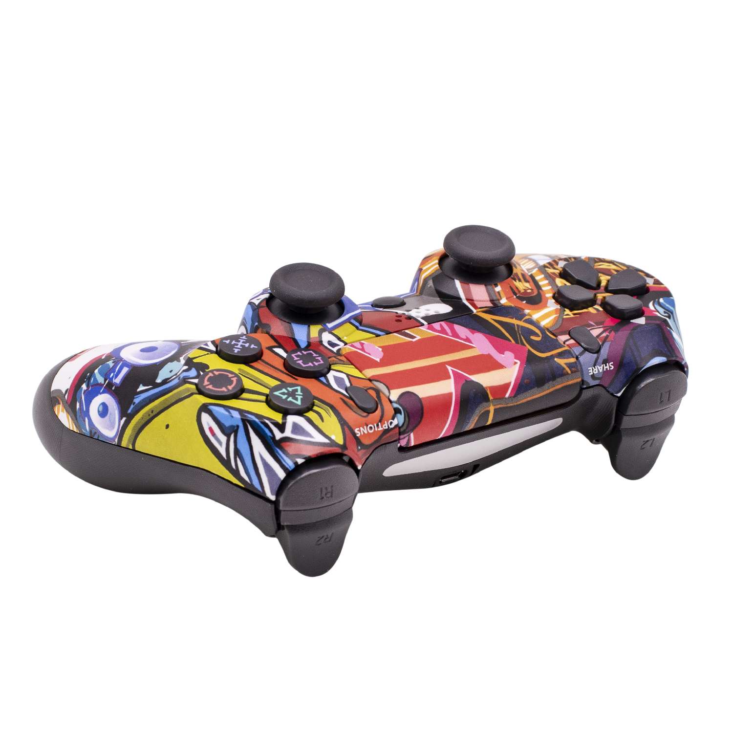 JOYSTICK INALAMBRICO PS4 DISEÑO GRAFFITI