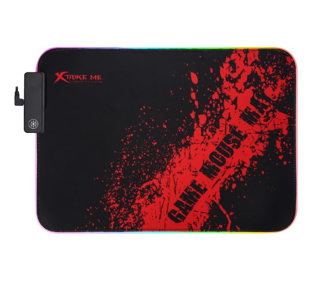 MOUSE PAD GAMER XTRIKE ME LUCES RGB