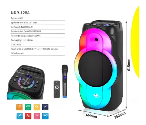 PARLANTE NDR 12 PULGADAS