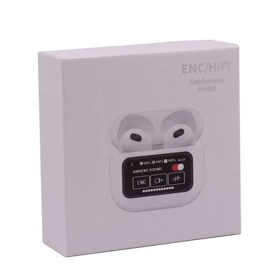 AURICULARES INALAMBRICOS CON DISPLAY PRO BLANCO