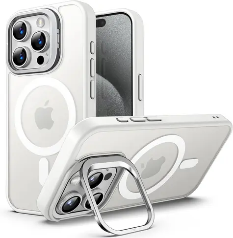 Screenshot 2025-05-30 at 11-01-04 JETech Funda Kickstand para iPhone 15 Pro 6.1 Pulgadas Compatible con MagSafe Soporte de Cámara Ajustable Incorporado Carcasa Slim Respaldo Mate Translúcida Magnética (Titanio Azul) Amazon.[...].webp