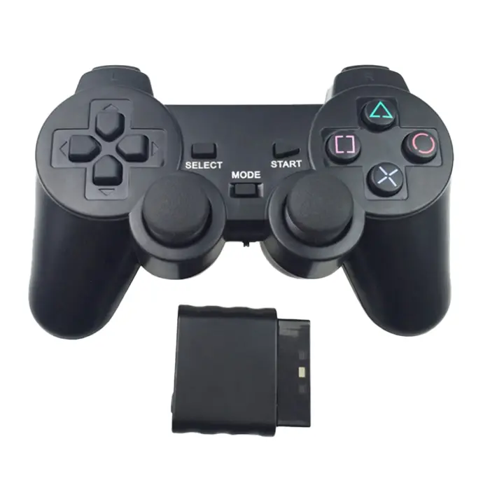 JOYSTICK INALAMBRICO PS2 NEGRO