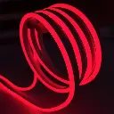 Tira Led Neon Flexible 5 Metros Manguera Luz blanco rojo