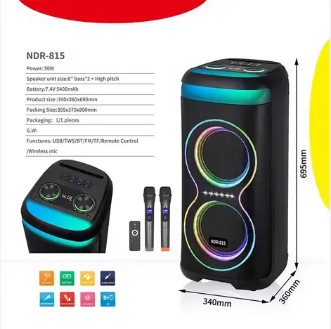 PARLANTE 2X8 NDR-815
