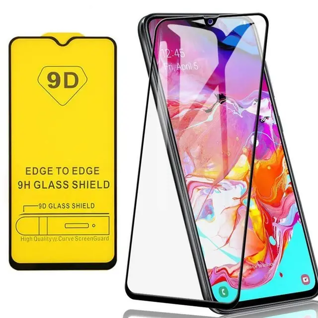 vidrio templado 9D full para samsung