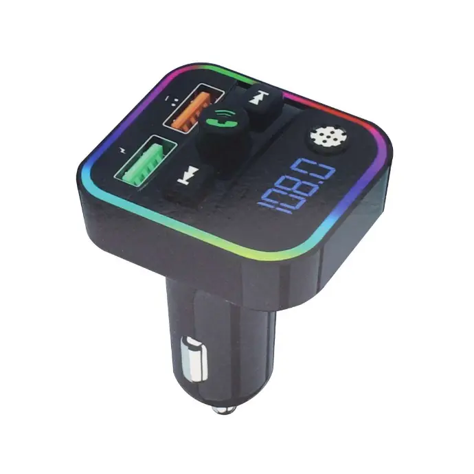TRANSMISOR FM P/AUTO USB X2
