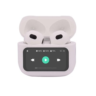  AURICULARES INALAMBRICOS CON DISPLAY PRO BLANCO