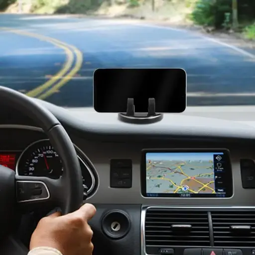 SOPORTE PARA COLOCAR CELULAR EN TABLERO DEL AUTO CON ROTACION 360