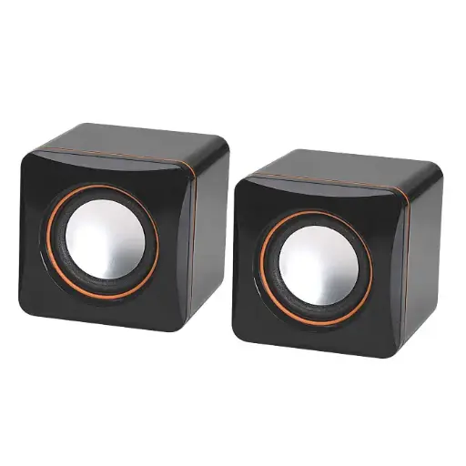 PARLANTE X2 PARA PC CUADRADO 3.5MM USB