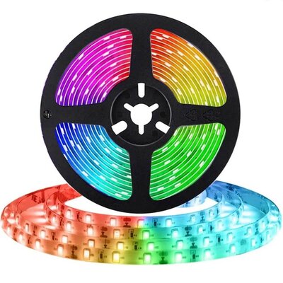 Tira led rgb 5mts usb 