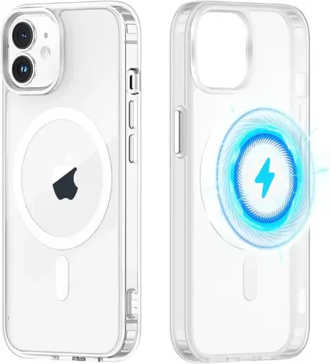 Case Funda Magnética Transparente para Iphone