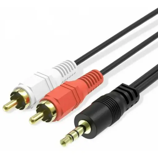 CABLE AUDIO PLUG SPICA JACK 3.5MM A 2 RCA MACHO